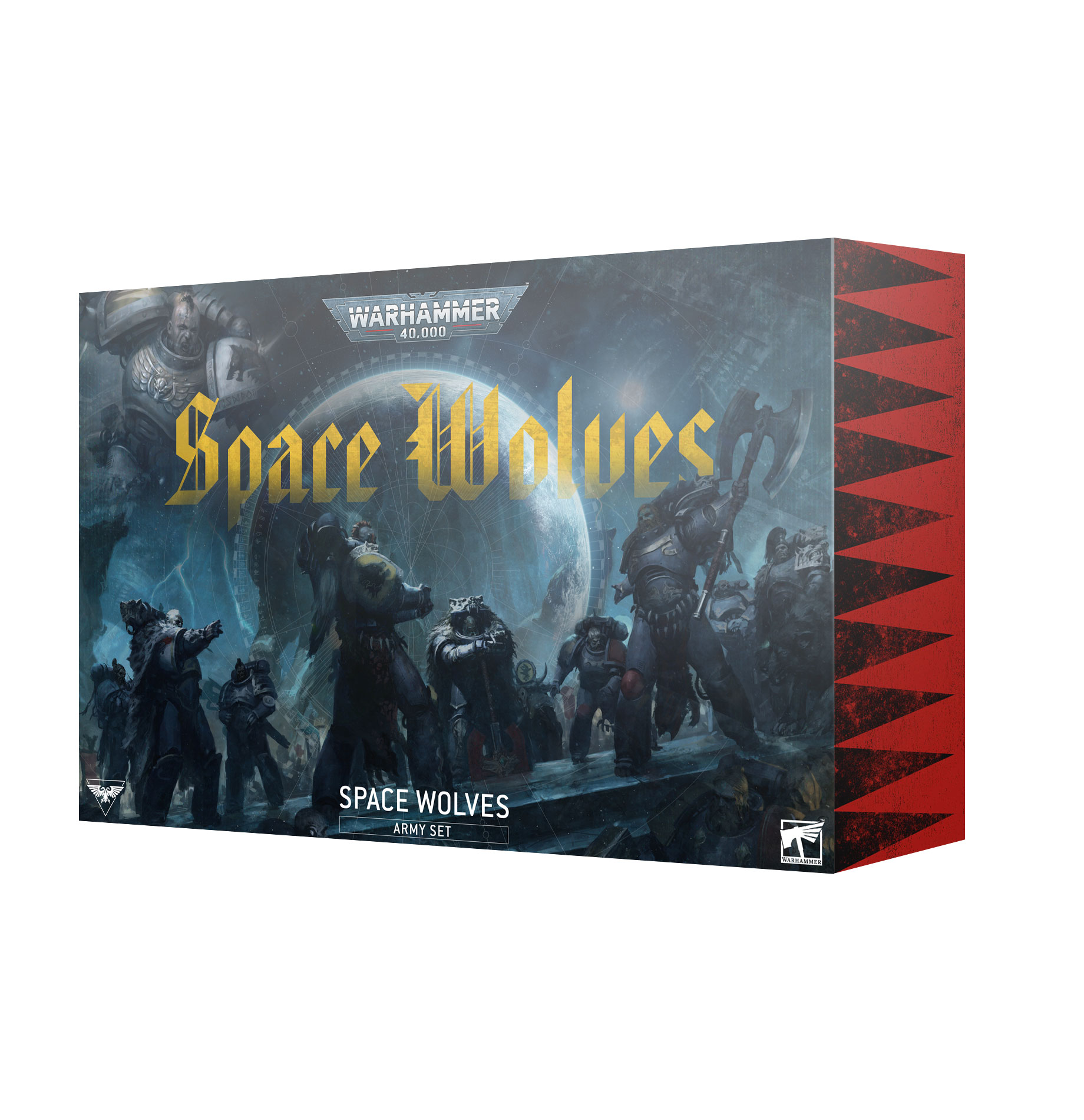 space wolves army box front of box