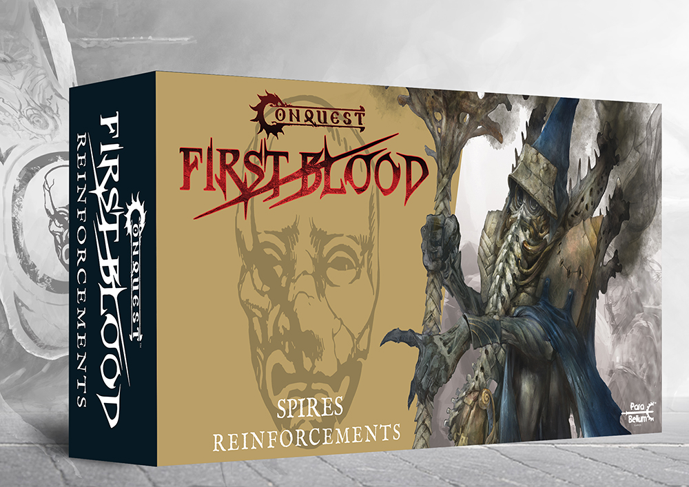 spires reinforcements box art featuring inhuman mage