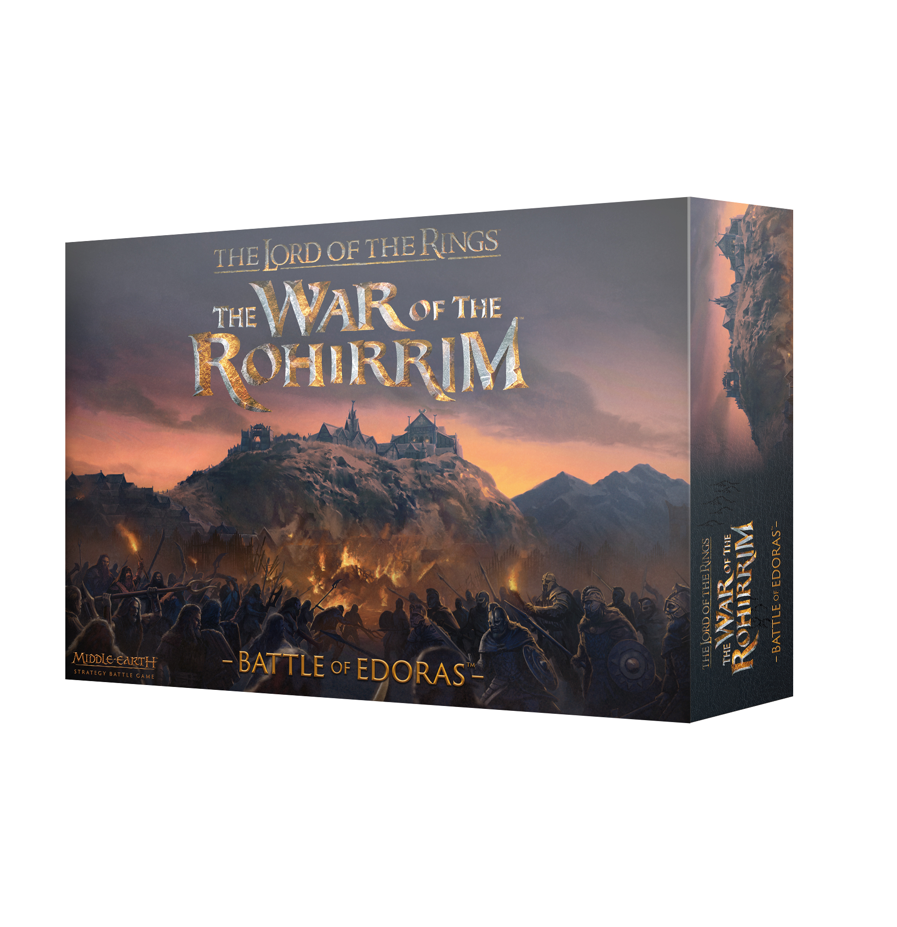 the war of the rohirrim battle of edoras box