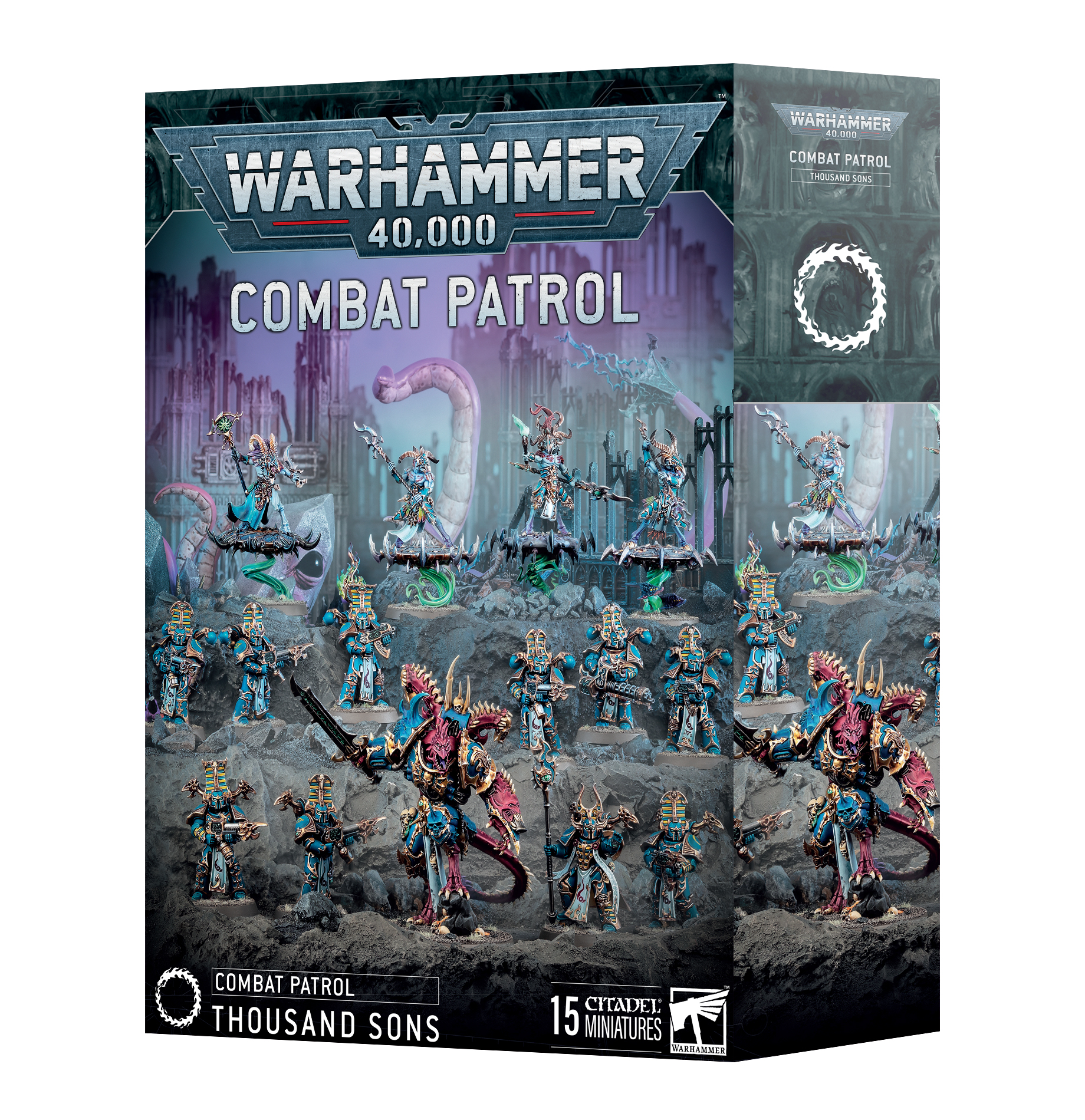 thousand sons combat patrol front of box
