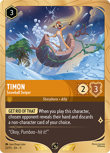 timon promo card