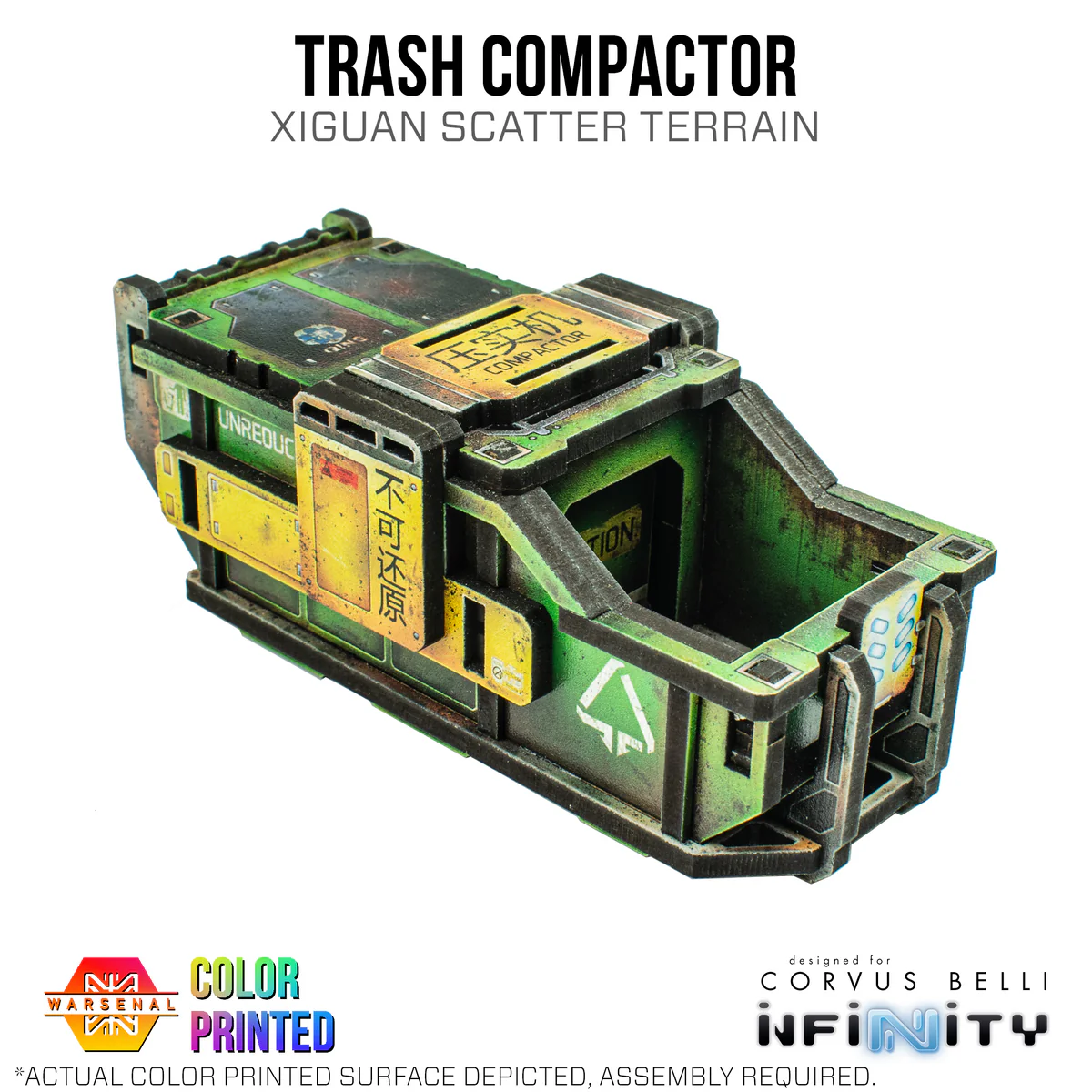trash compactor built terrain