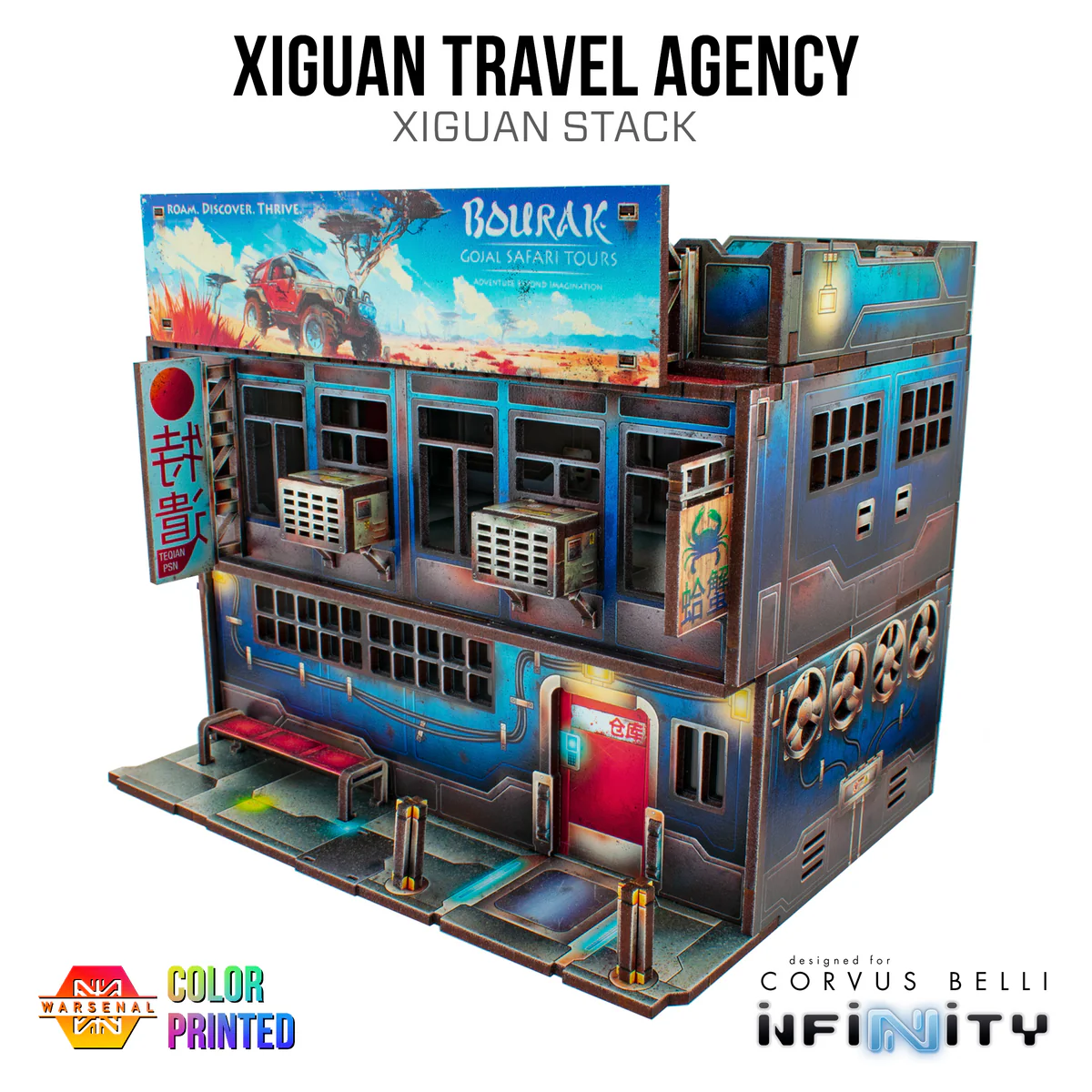 travel agency built terrain