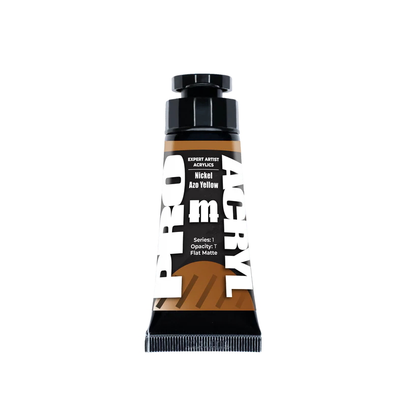 tube of nickel azo yellow paint