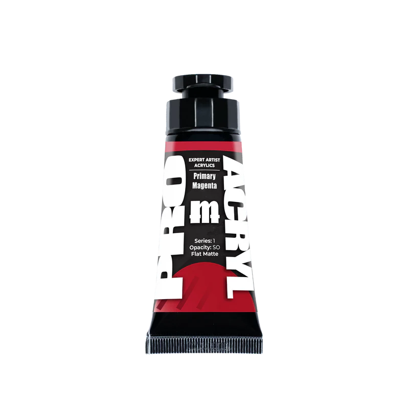 tube of primary magenta paint