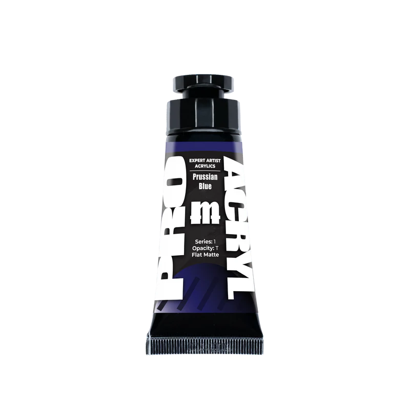 tube of prussian blue paint