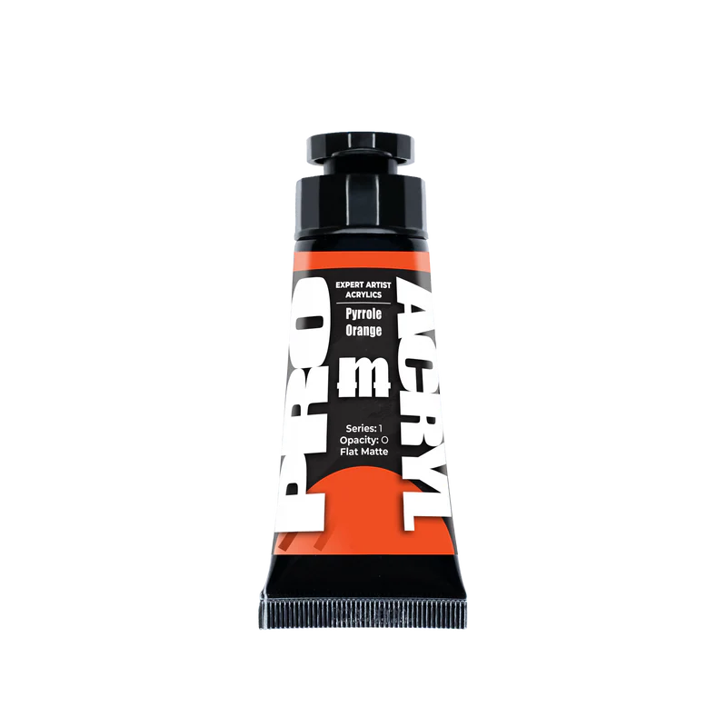 tube of pyrrole orange paint