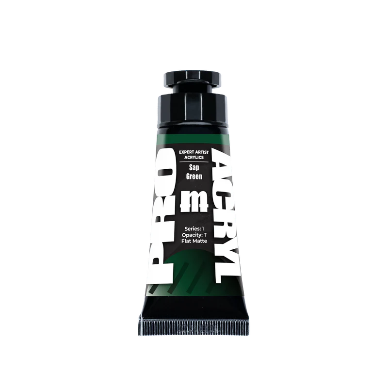 tube of sap green paint