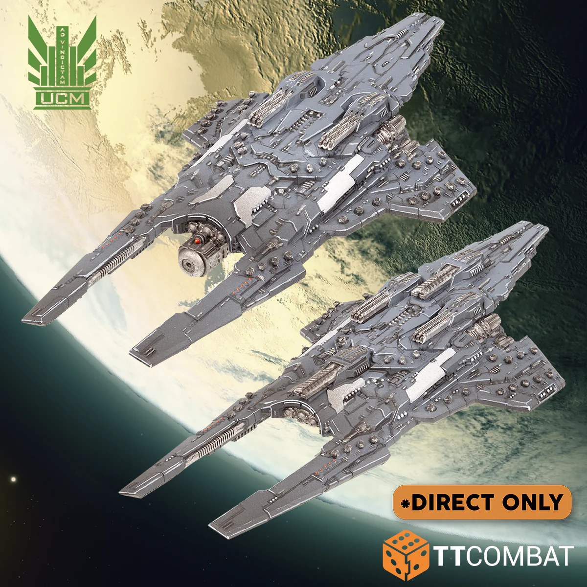 two painted titania cruisers