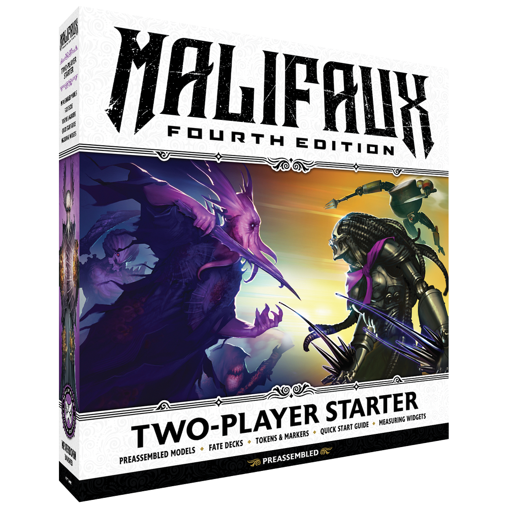 two player starter front of box