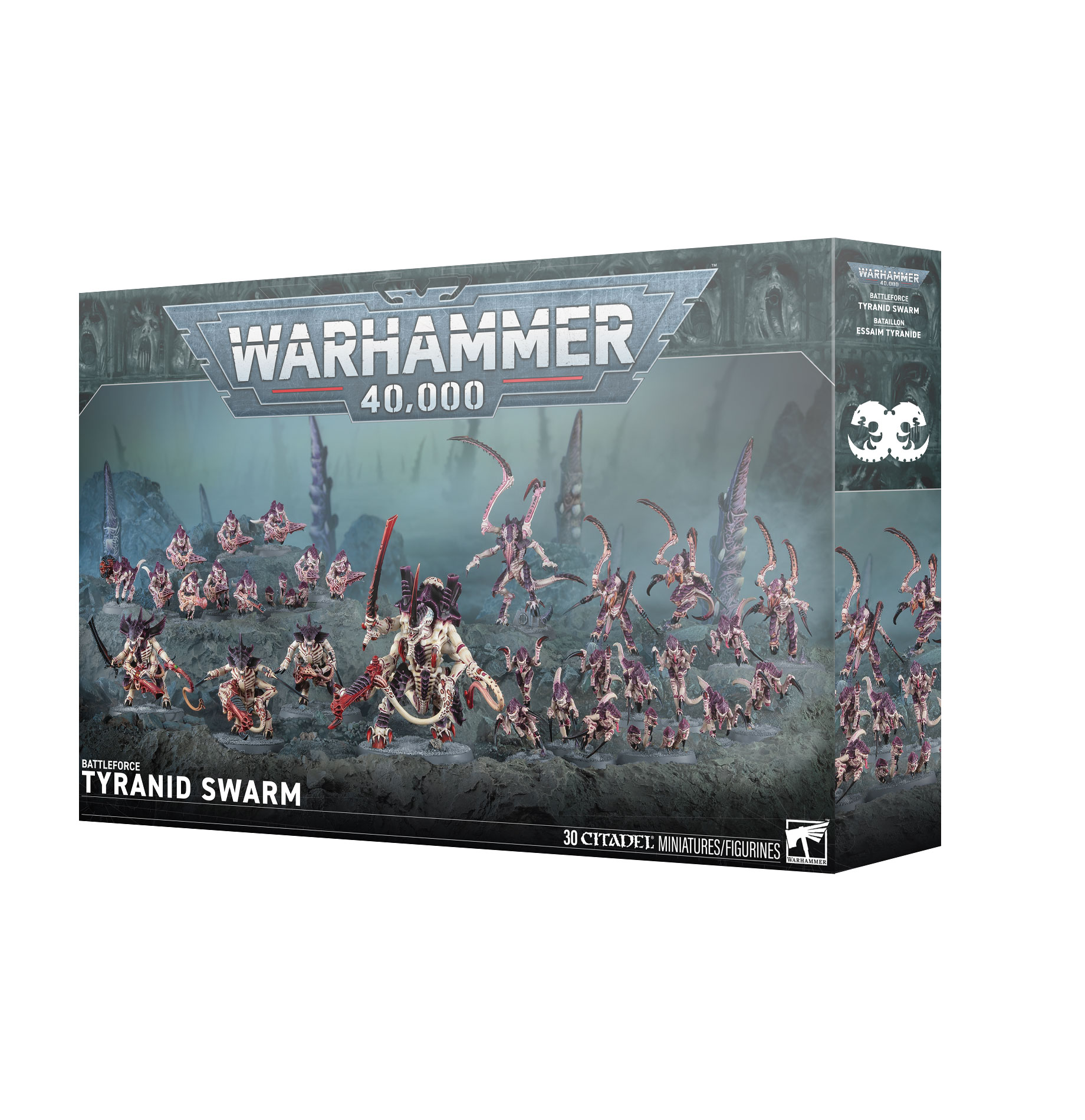 tyranid swarm front of box