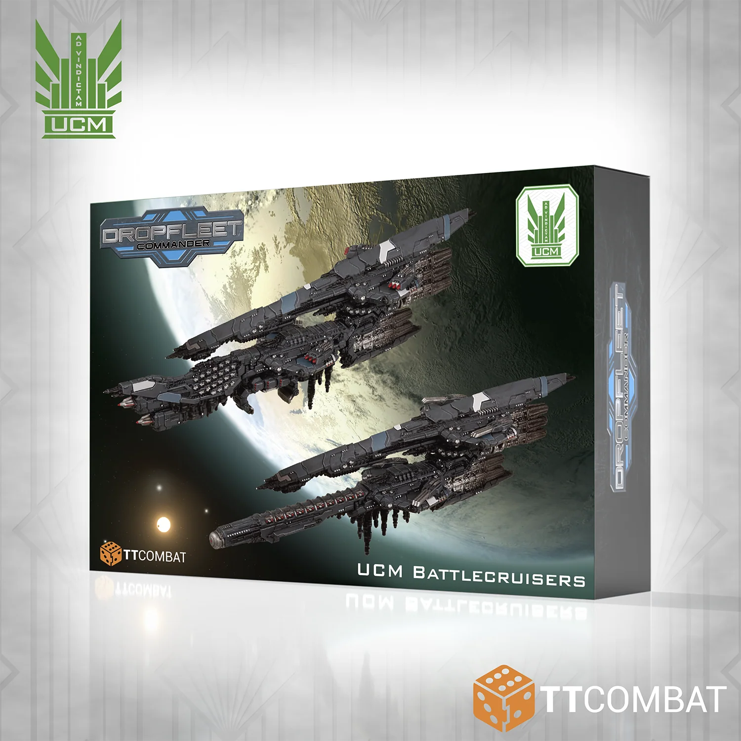 u c m battle cruisers front of box