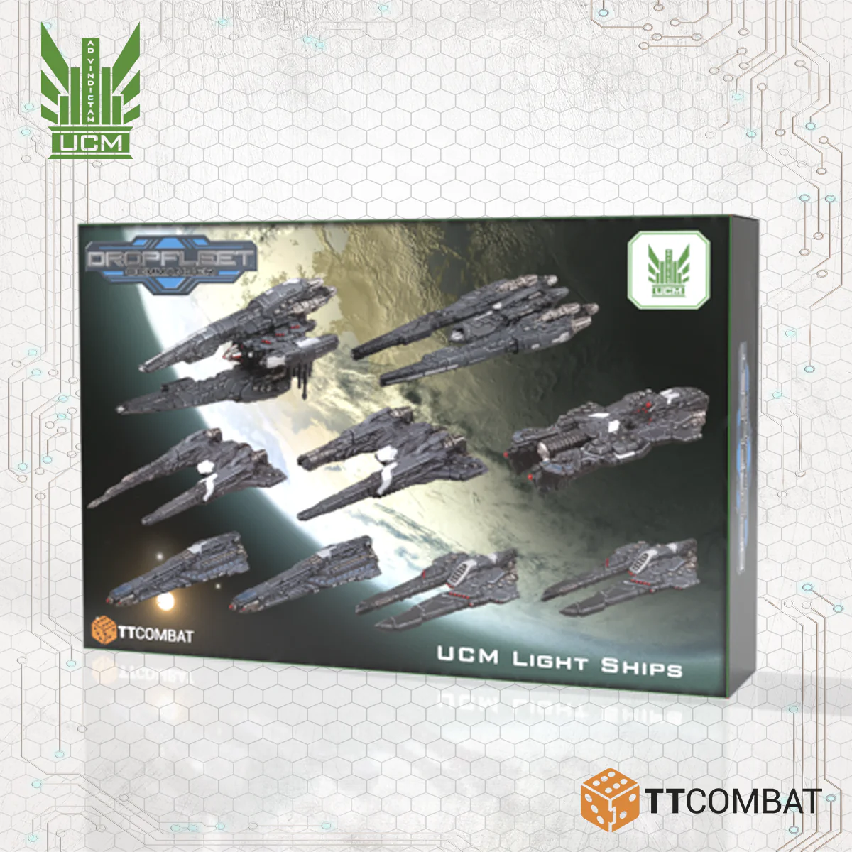 u c m light ships box