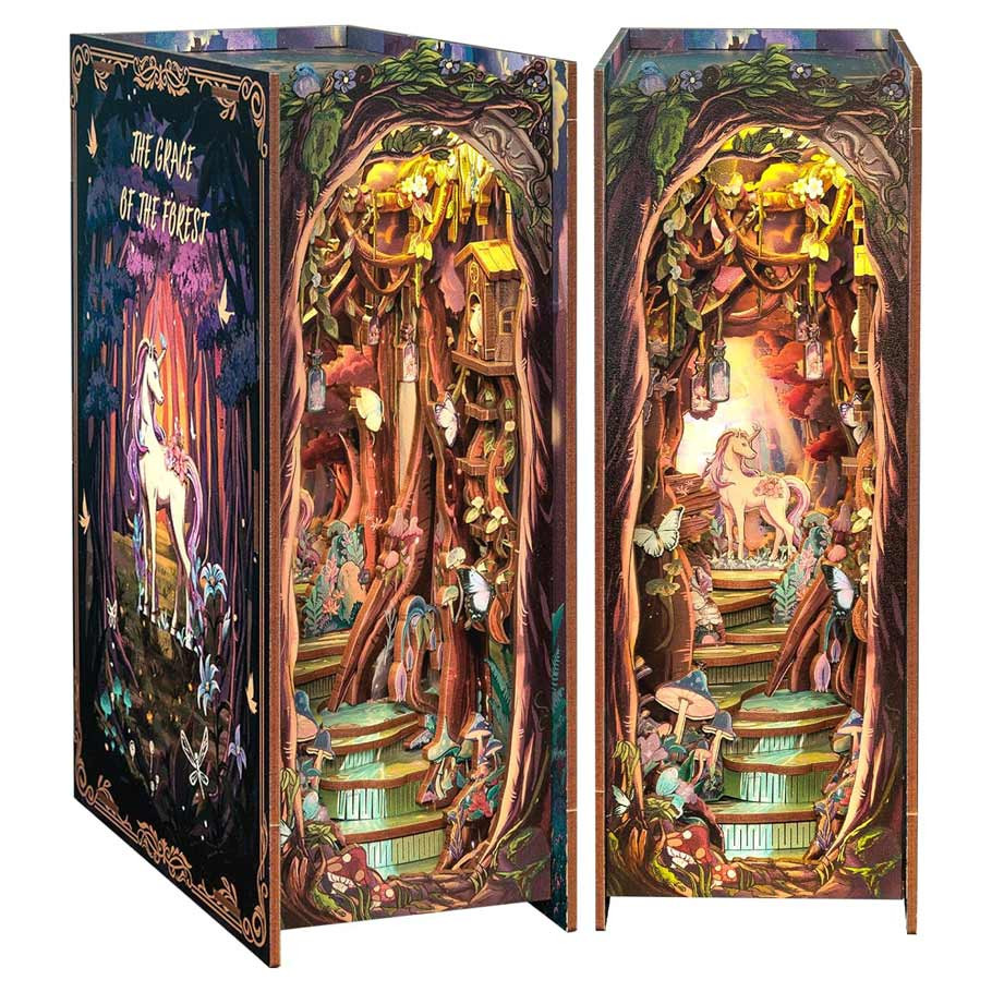 unicorn forest themed diorama