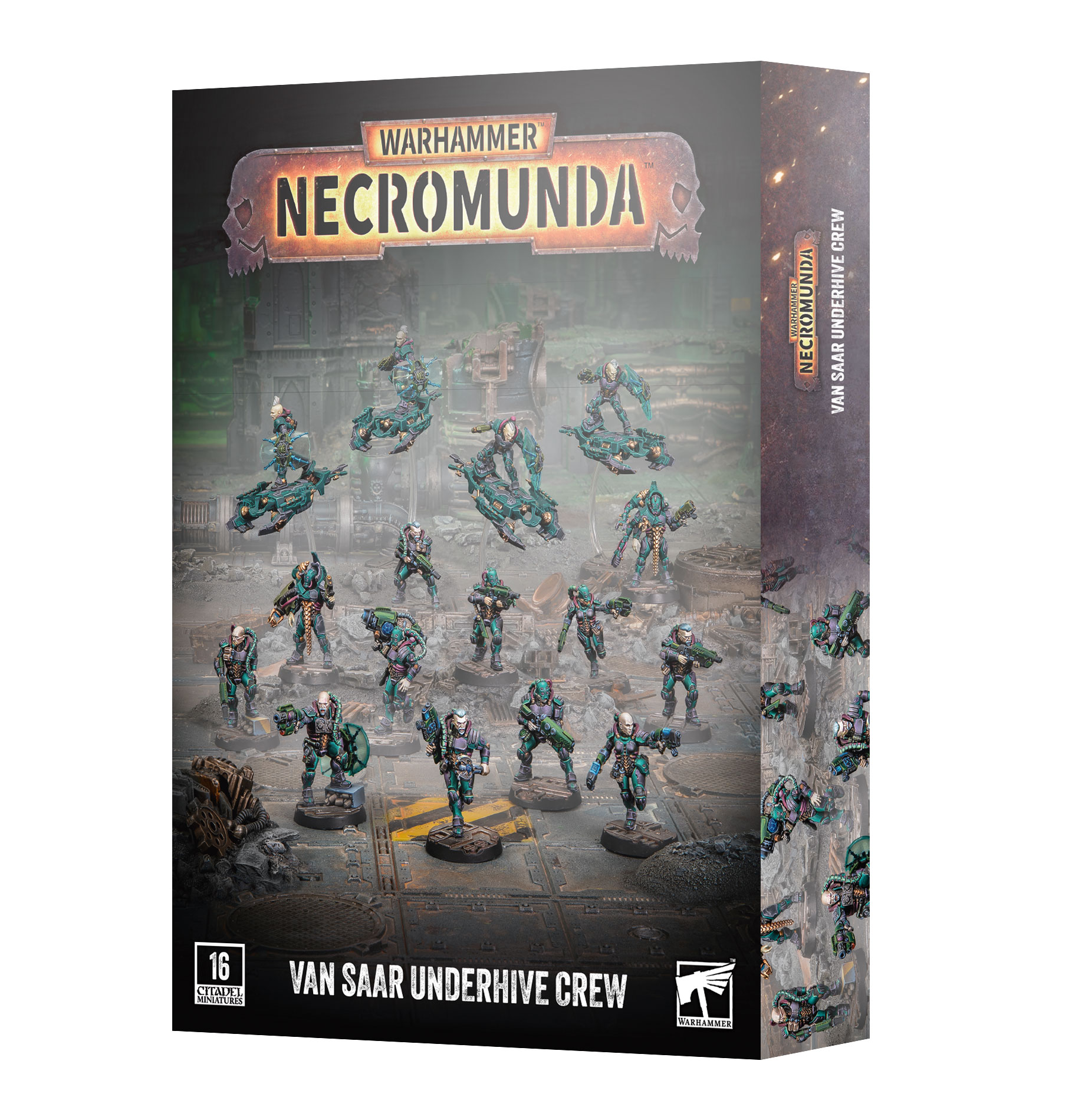van saar under hive crew front of box