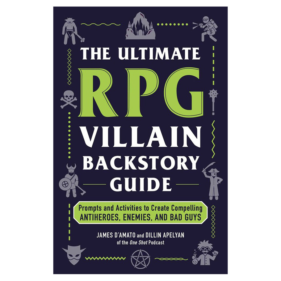 villain back story guide book cover