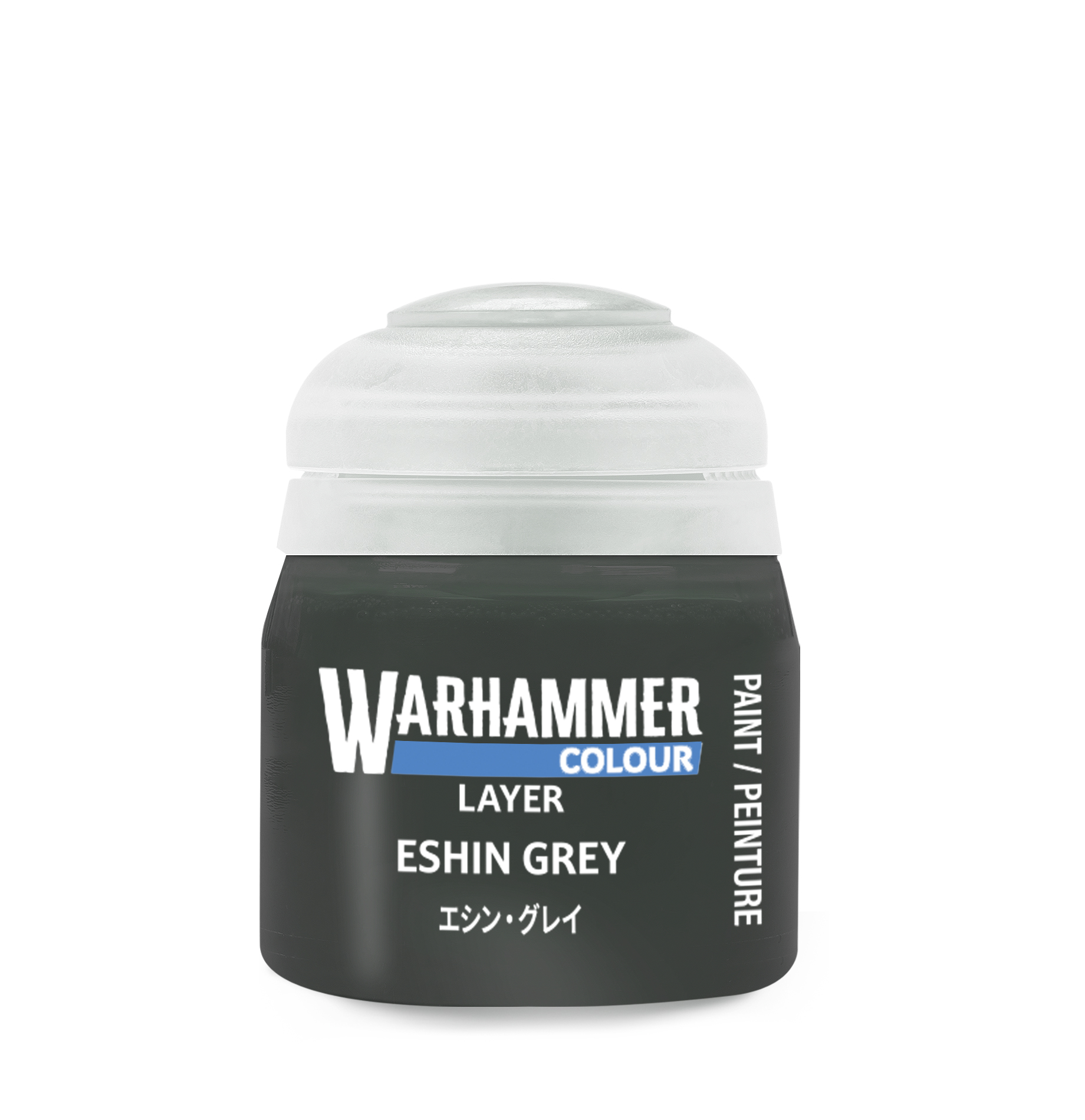 warhammer colour branded eshin grey paint pot