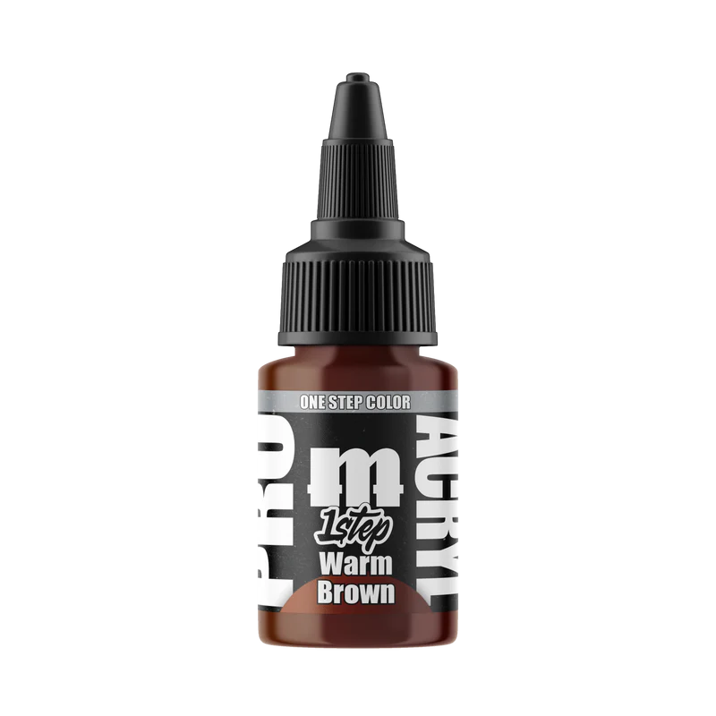 warm brown paint bottle