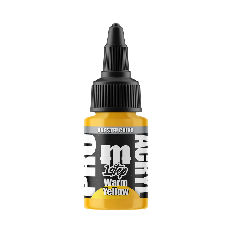 warm yellow paint bottle