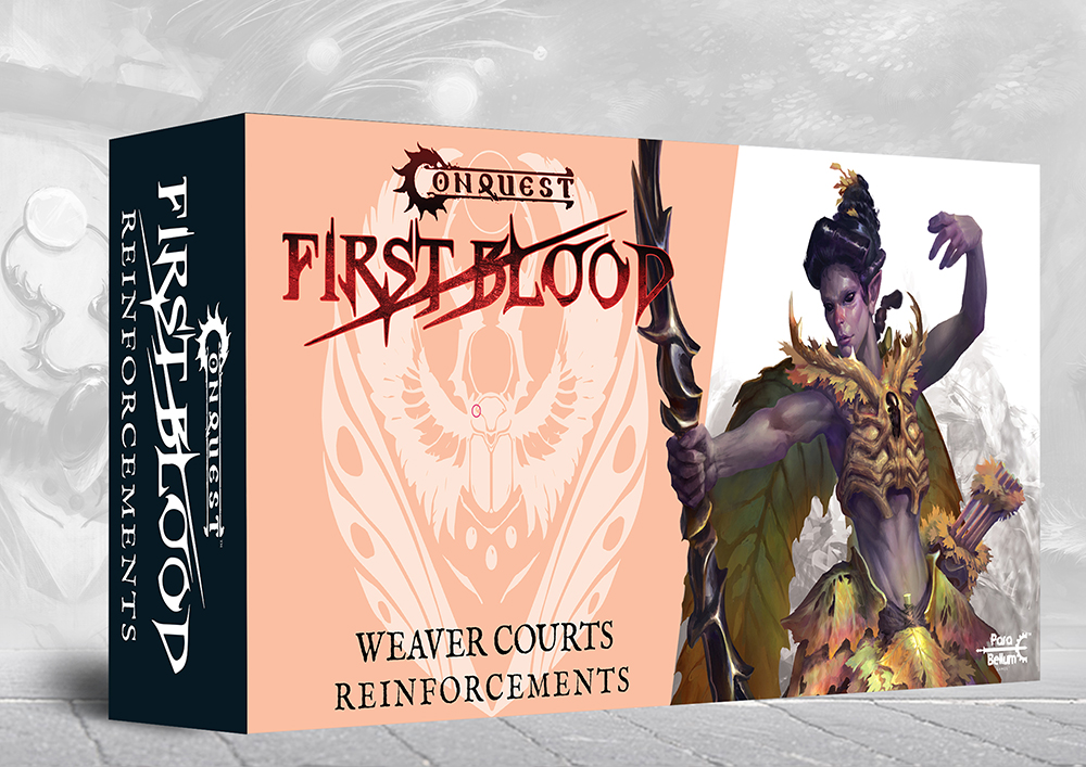 weaver courts reinforcements box art featuring elven archer