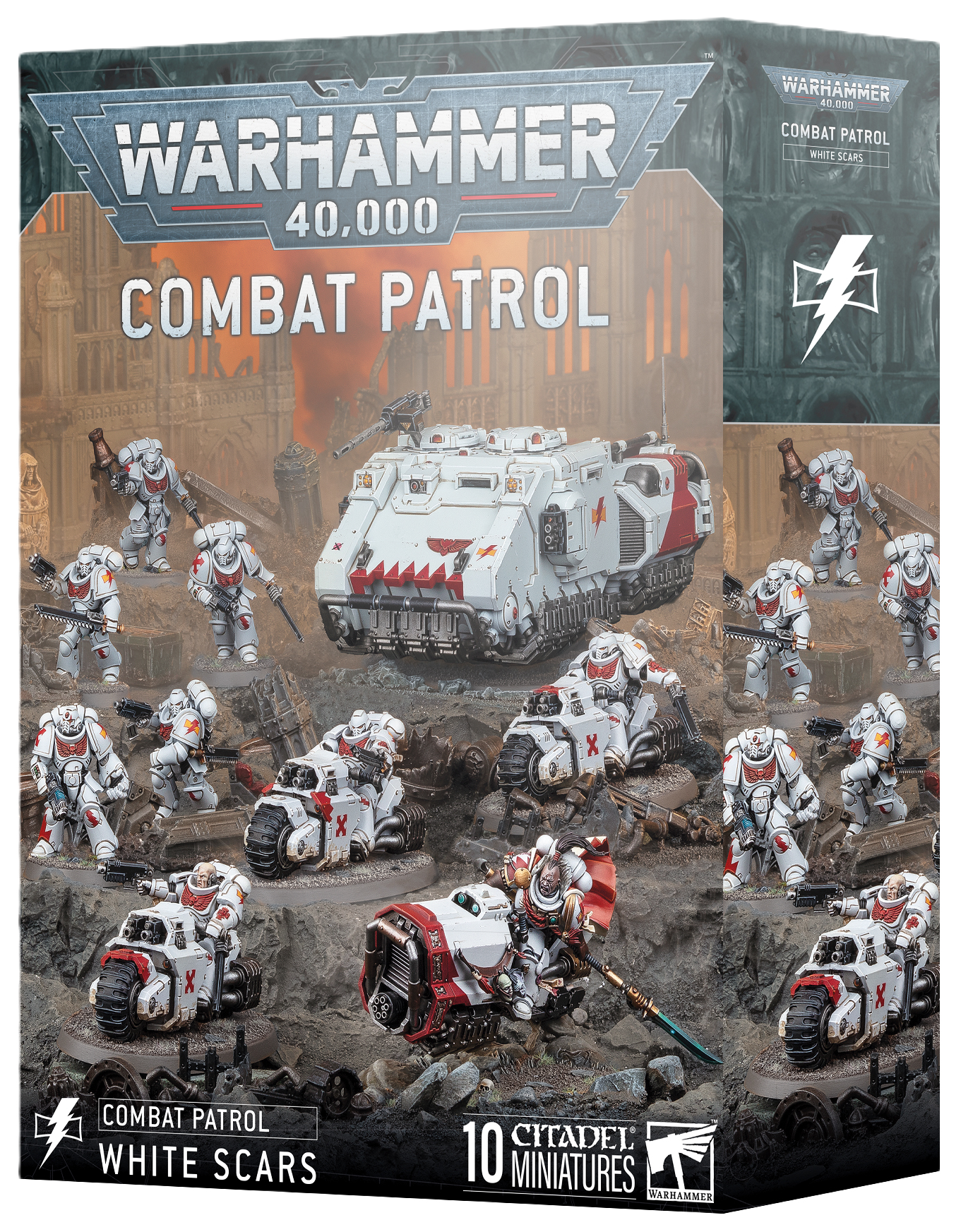 white scars combat patrol front of box