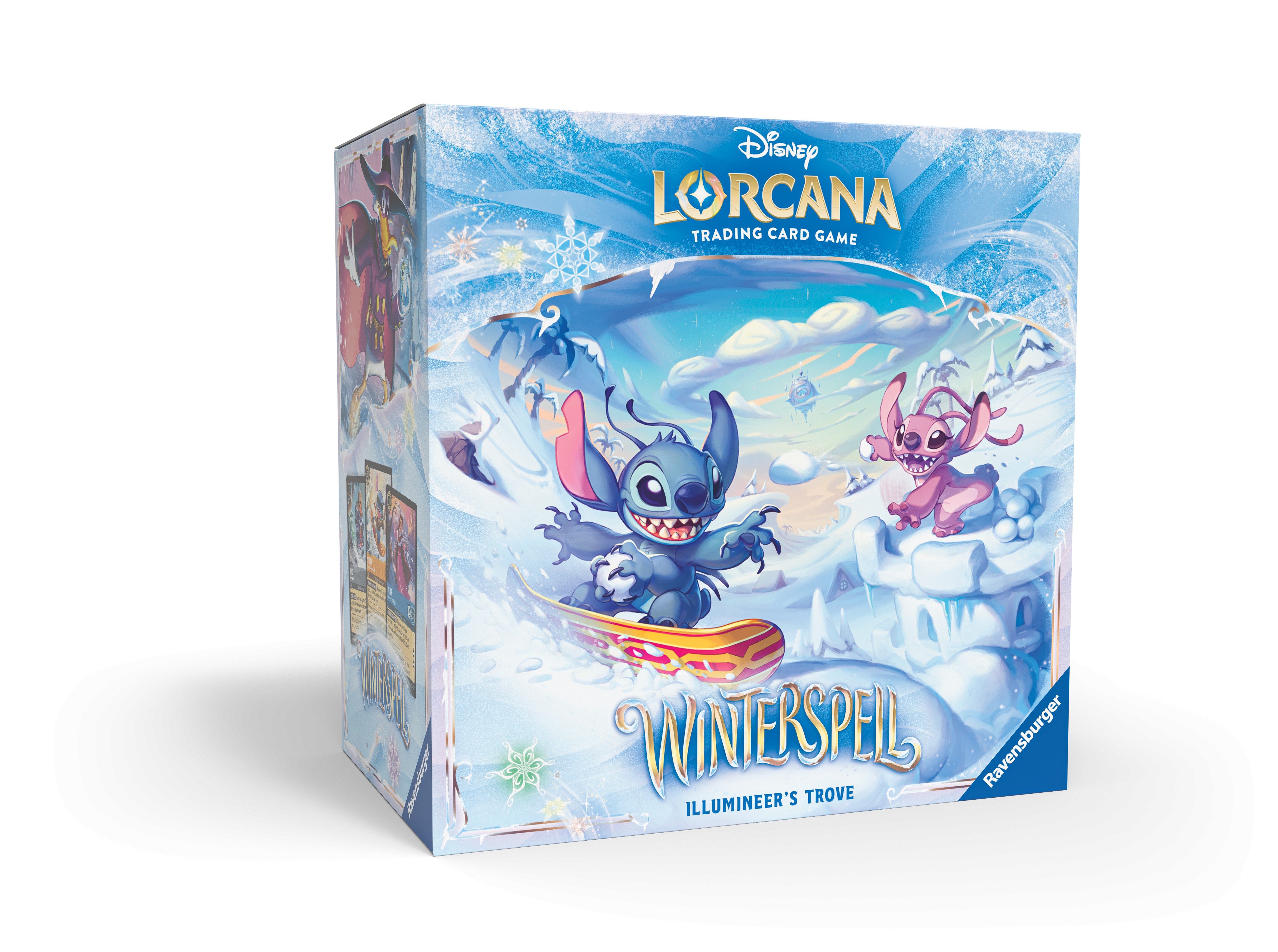 winter themed box featuring stitch