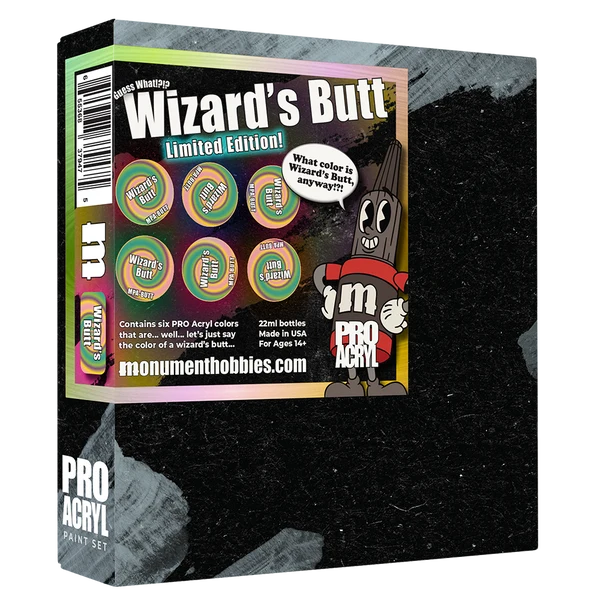 wizard's butt mystery set front of box