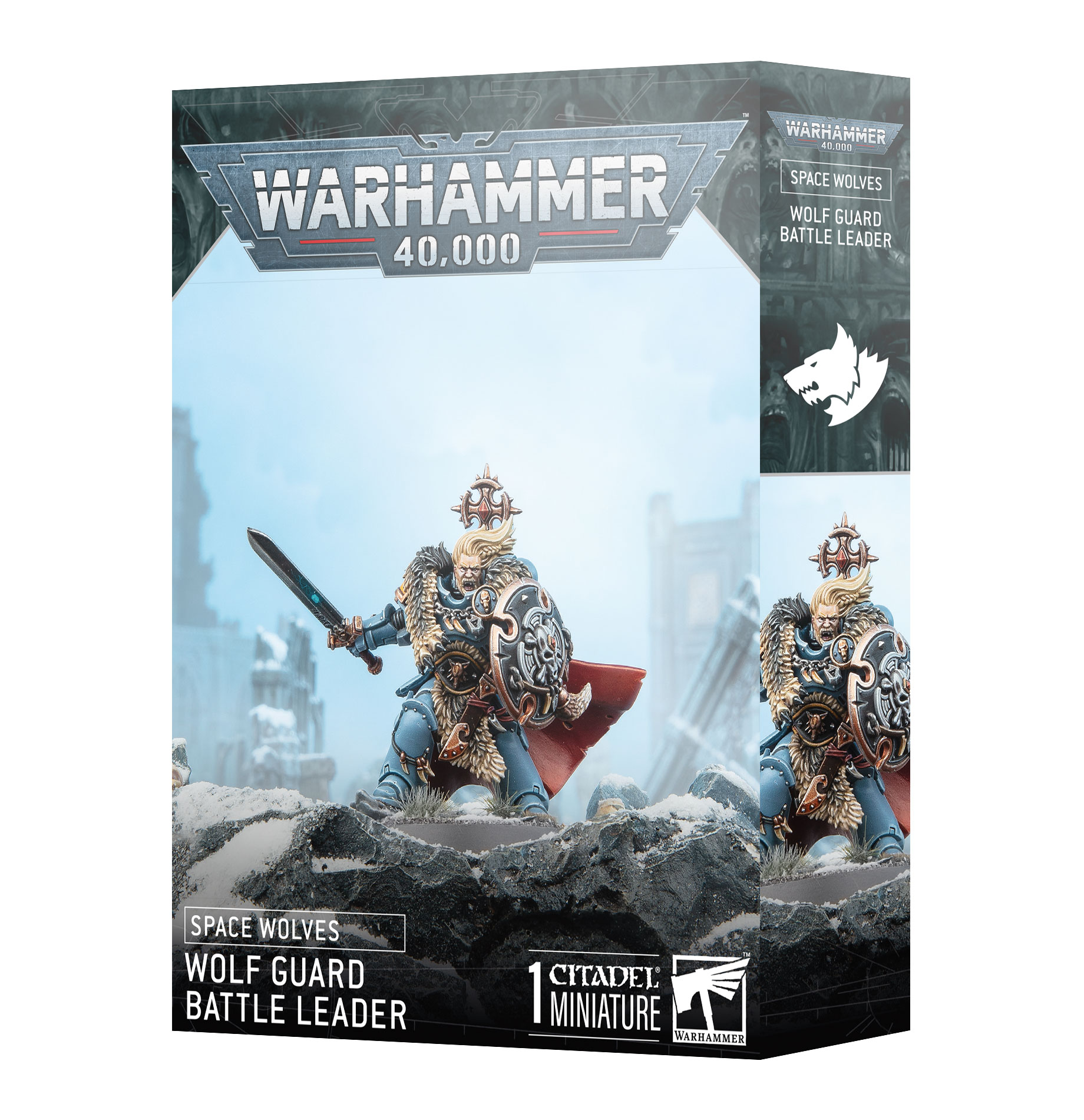 wolf guard battle leader front of box