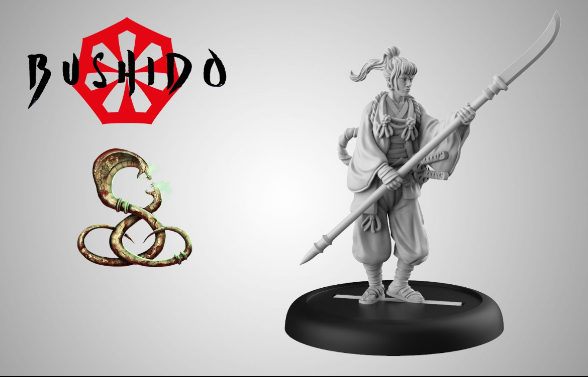 woman with pike model render