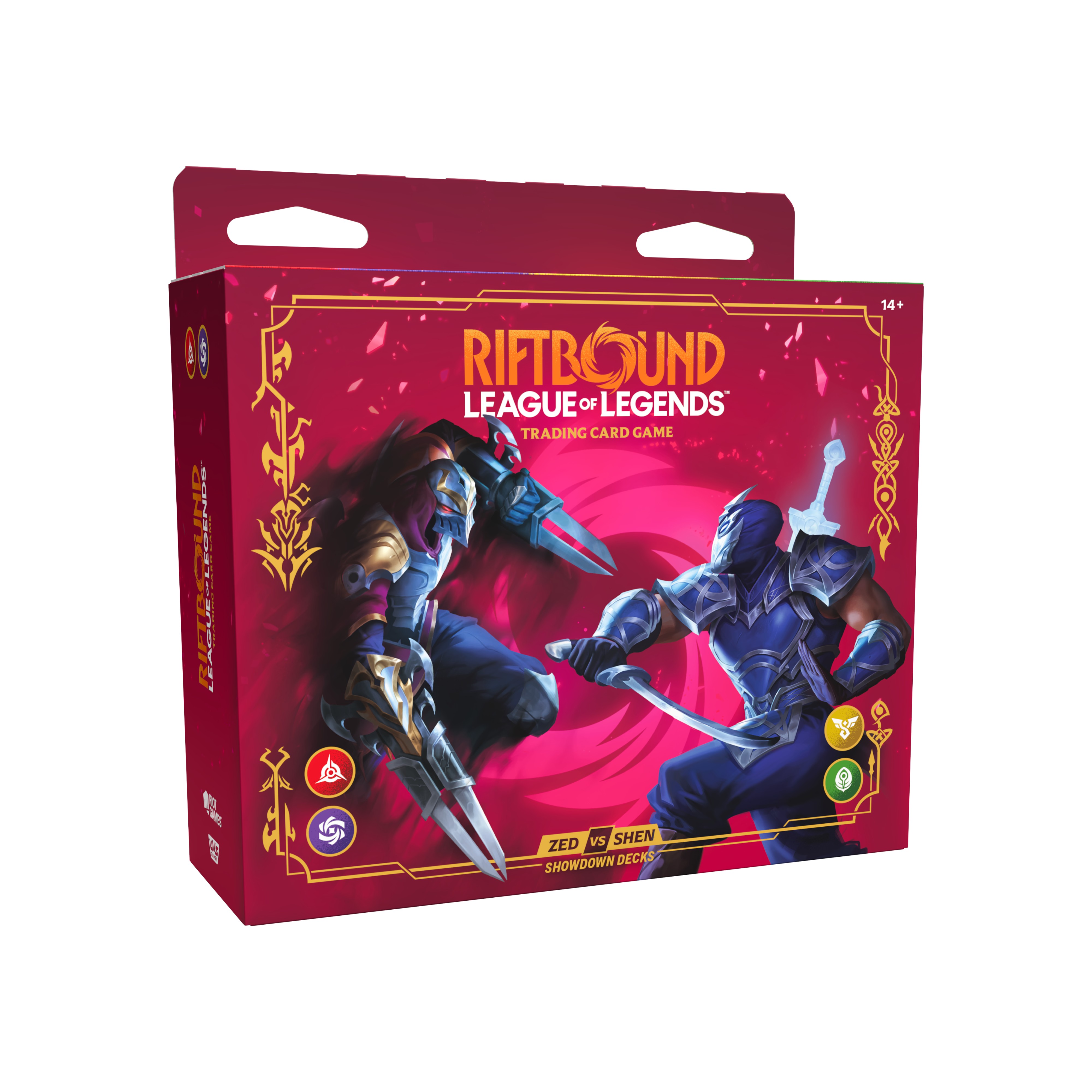 zed vs shen front of box